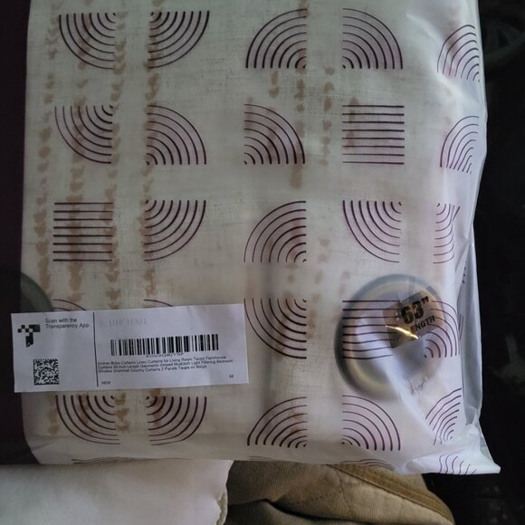 Brand new Jinchan curtains - unopened - Picture 3 of 5